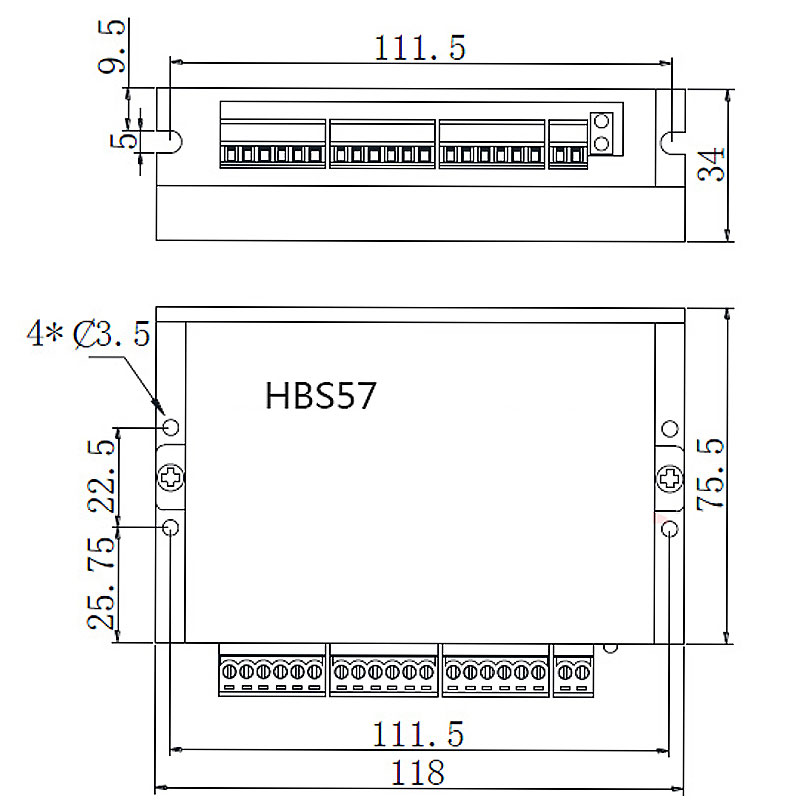 HBS-57 二相閉環(huán)步進(jìn)驅(qū)動器